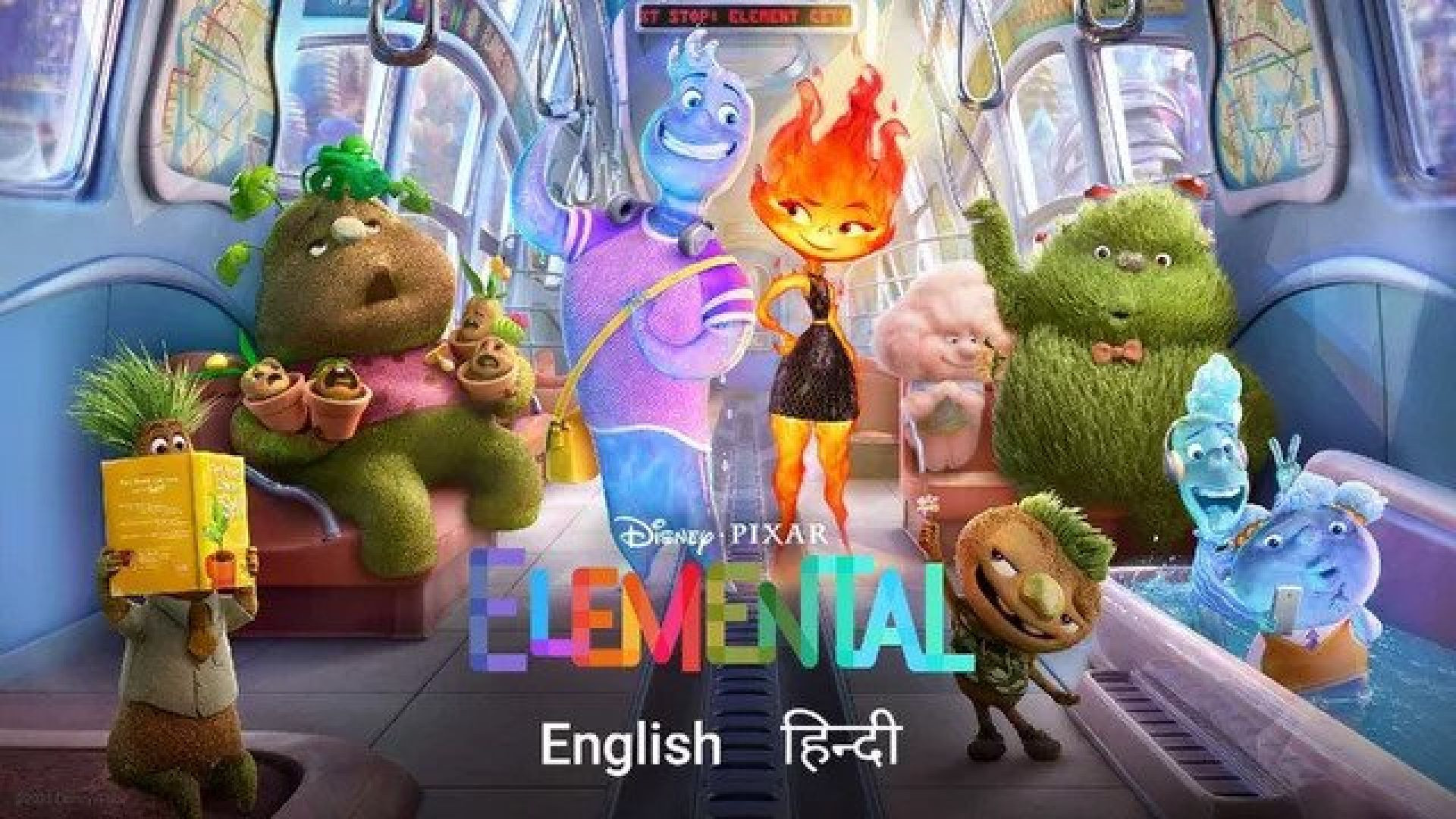 Elemental (2023) Dual Audio [Hindi-English] DSNP WEB-DL 1080P