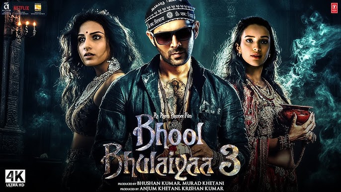 Bhool Bhulaiyaa 3 (2024) Hindi  Horror Netflix WEB-DL 1080P
